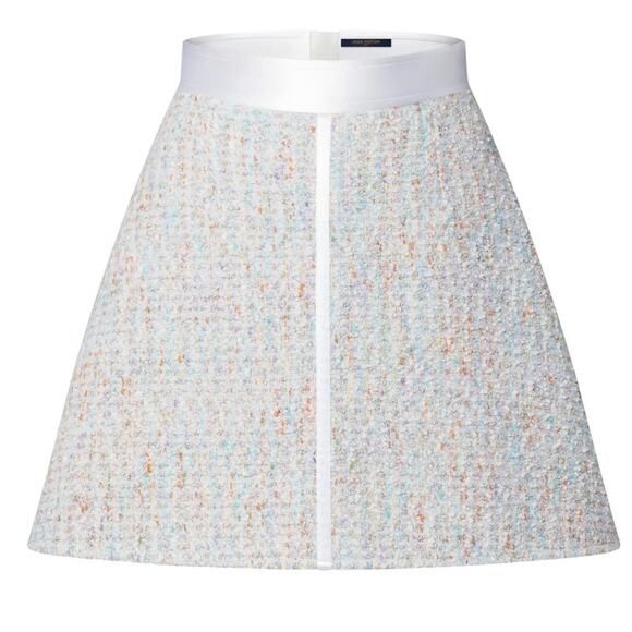 Louis Vuitton (2023 Summer RUNWAY) Tweed Stardust Skirt - Picture 6 of 10